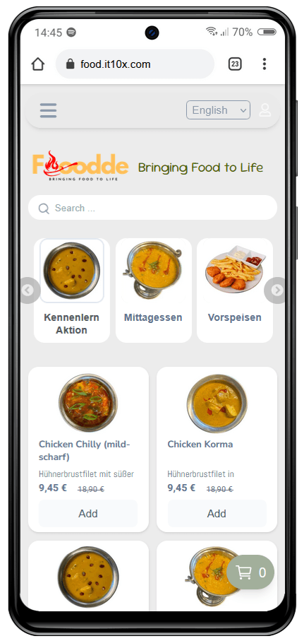 Food App (German - foodde)