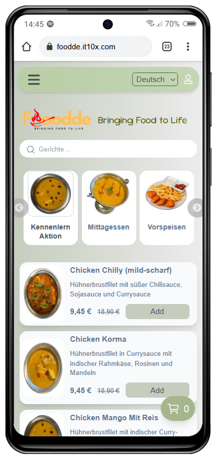 Food App (English - fooden)